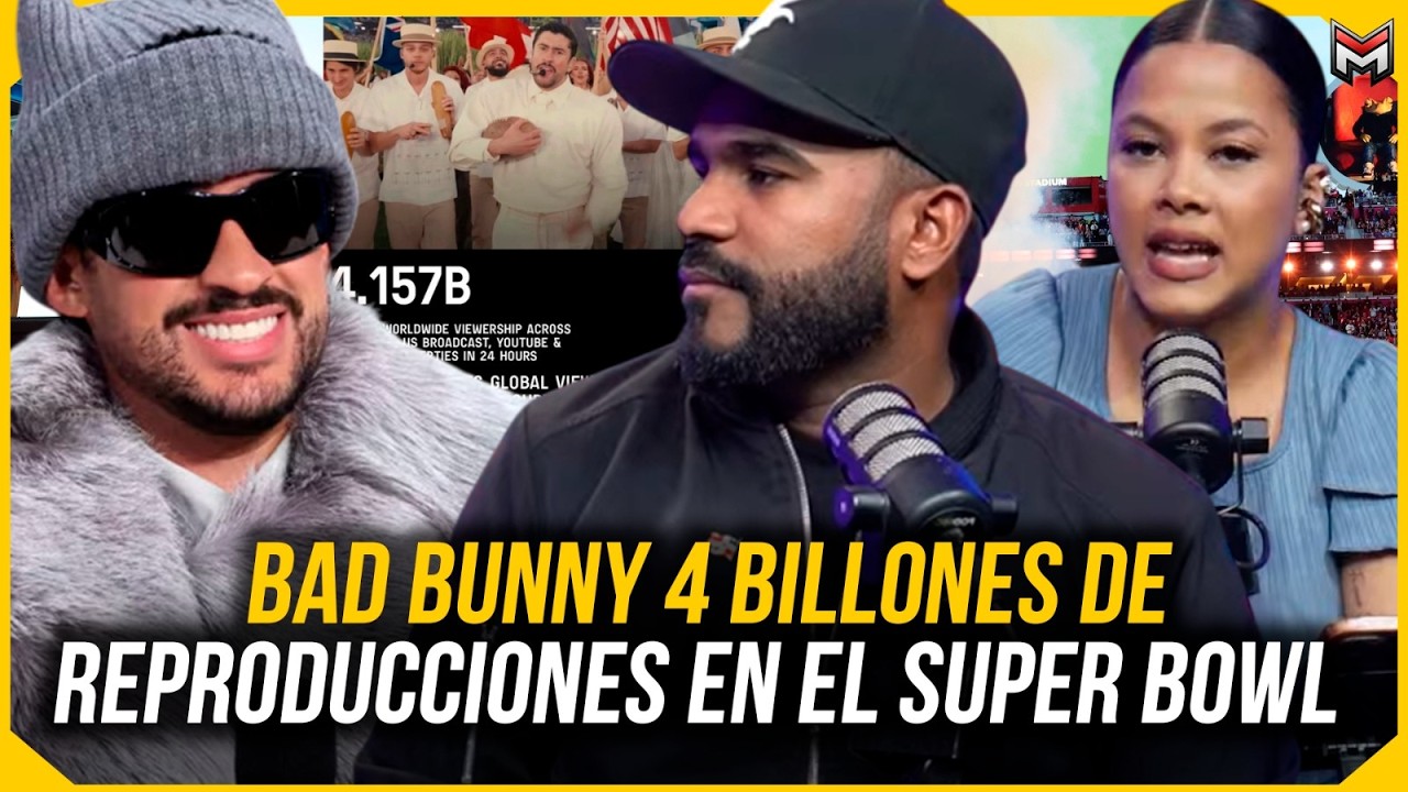 BAD BUNNY SI FUE EL MÁS VISTO EN LA HISTORIA DEL SUPER BOWL !