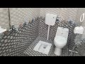 Washroom design 5' x 7' (feet) || bathroom tiles design