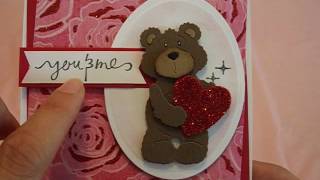 Using Christmas Cottage Cutz Dies for Valentine's Day-Cards Share