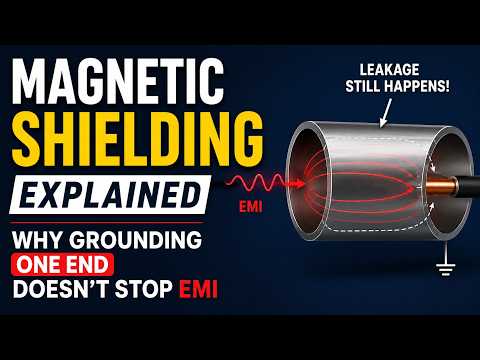 Magnetic Shielding Explained | Why Grounding One End Doesn't Stop EMI