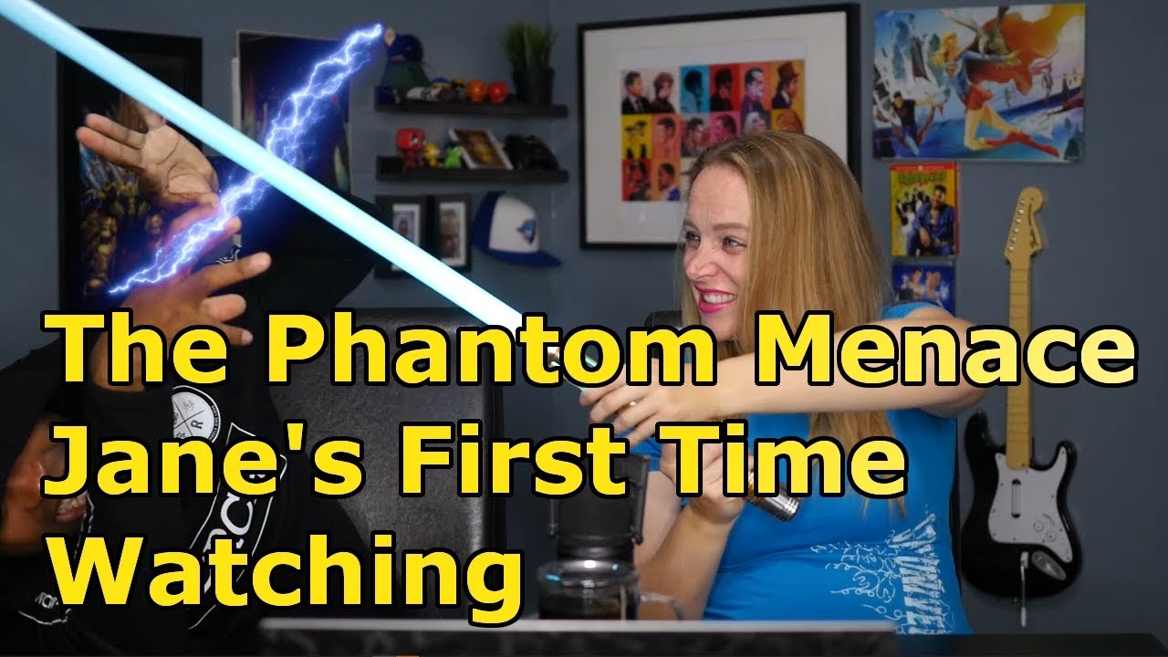 The Phantom Menace Jane's First Time Watching Star Wars (REACTION 🔥) Movie Review