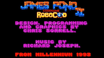 James Pond 2: Codename Robocod AGA (Amiga 50Hz) - Intro / Attract Mode