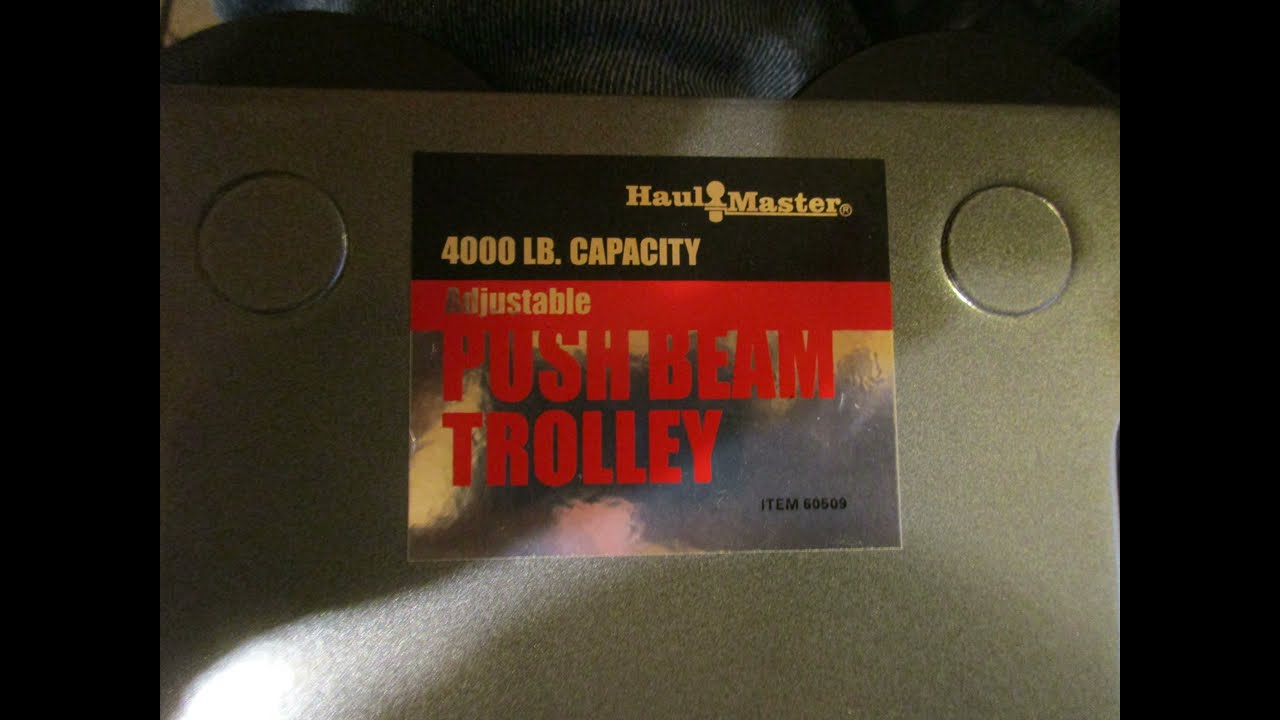 Harbor Freight 2 Ton Beam Trolley YouTube