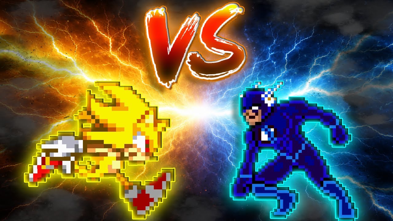 Sonic (JT) VS Wally West (Iso) (MUGEN Sprite Battle)