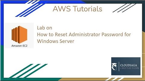 Reset Windows EC2 Instance in AWS Password|Retrieve Windows administrator password