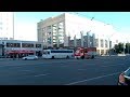 Пожарные машины едут на вызов, Казань