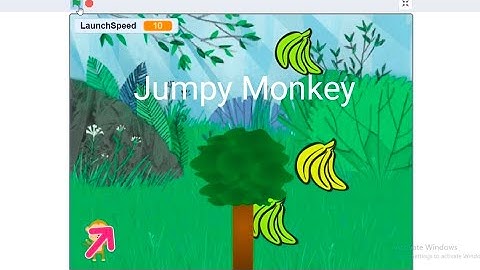 Scratch games  3.0 / Jumpy Monkey game tutorial 🐒🍌