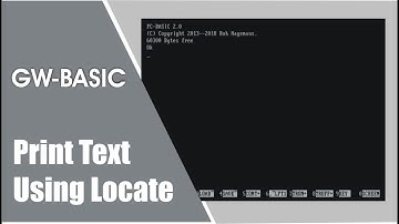 GW-BASIC Lesson 5 Urdu / Hindi