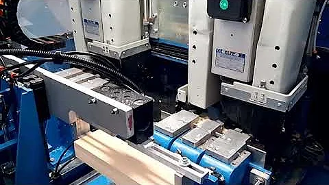 FRESATRICE AUTOMATICA PER LA LAVORAZIONE DEL PROFILO ESTERNO DELLE SPAZZOLE modello "FBI/CNC"