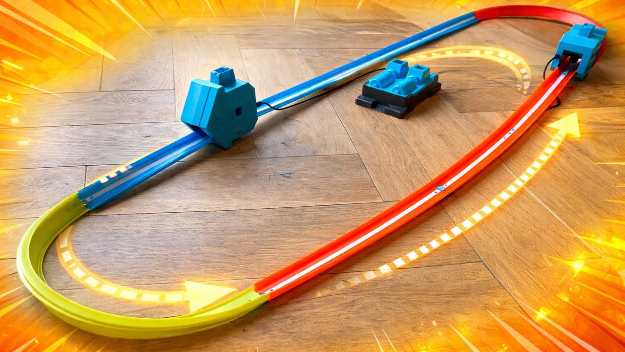 Endless Track Endless Race Track, Who Gets the Most Laps? - YouTube