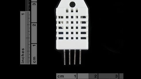 Tutorial reading the DHT22 temperature and humidity sensor with Arduino and VB