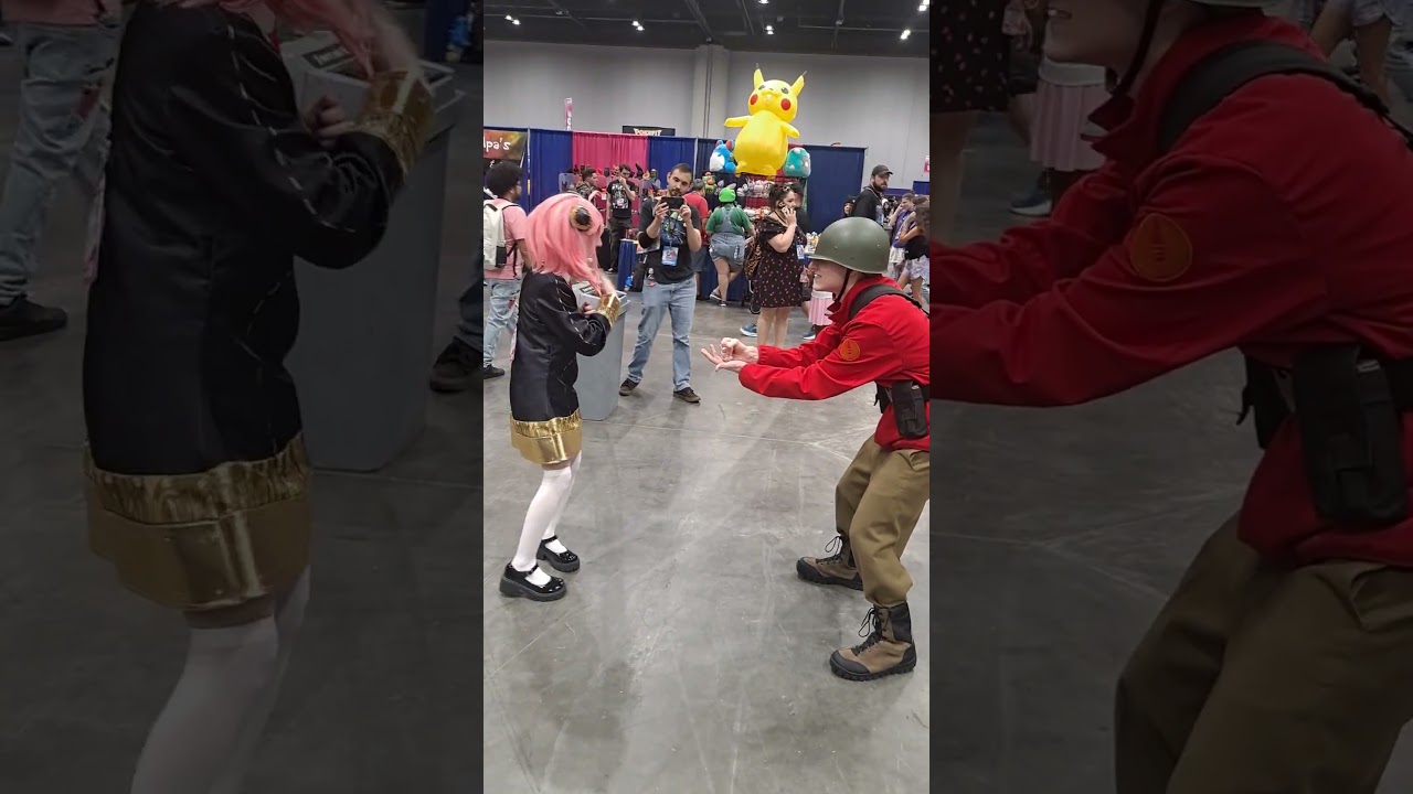 Солдат TF2 играет в камень, ножницы, бумага на Cons! Pt. 8