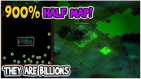 Weird Half Map - 900% Survival - They Are Billions - No Pause