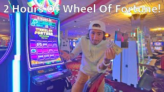 2 Hours Of Wheel Of Fortune Slot Play In Las Vegas! screenshot 5