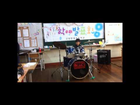 일산드럼 닥터드럼 드럼스쿨 초등학교 학예회 "강남스타일-시나위" 한내 초등학교 김재연 학생