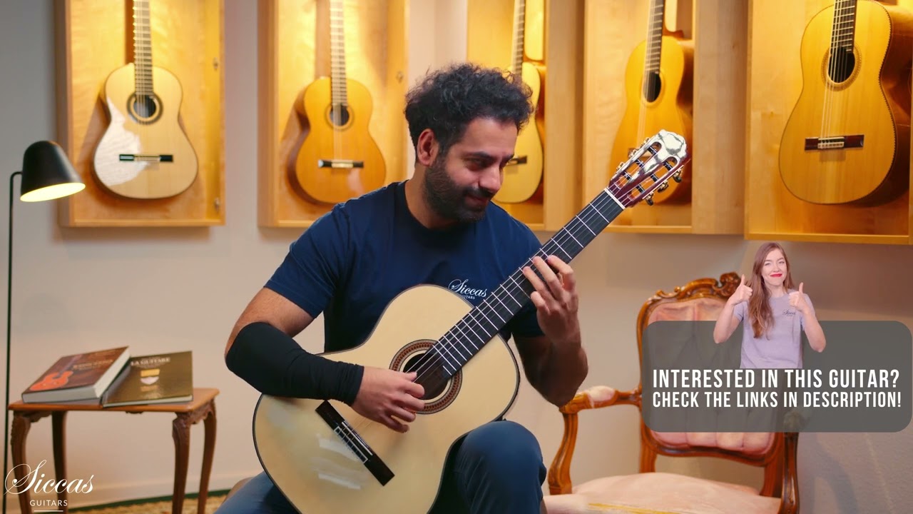 Siccas Luthiers Recital Traditional Spruce 63 cm Classical Guitar 
