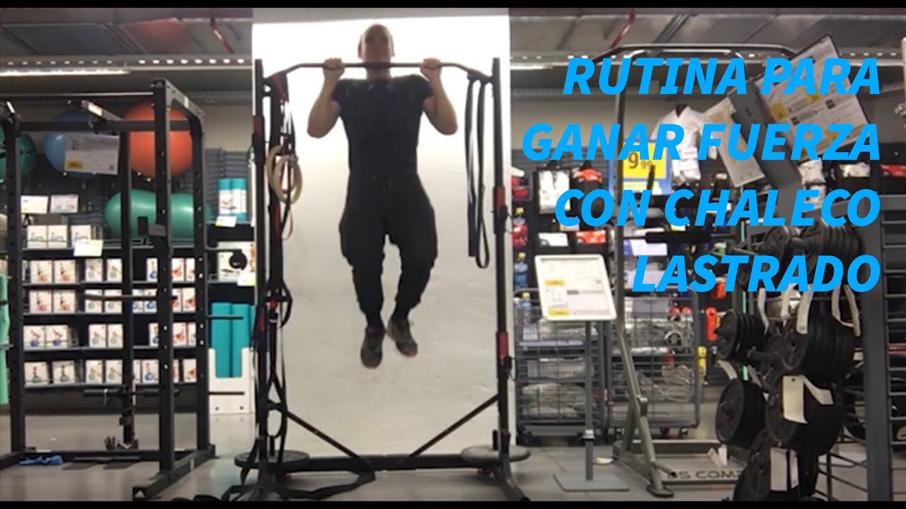 RUTINA INTERMEDIA DE FUERZA CON CHALECO LASTRADO | WEIGHTED VEST EXERCISES home workout mma spartan pro apk