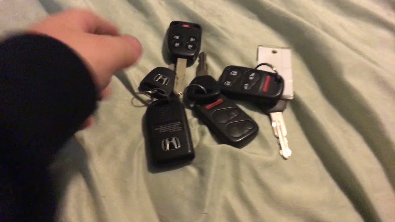 Honda Odyssey keys - YouTube