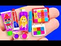 35 BARBIE HACKS : miniature makeup set, nail polish, lipstick, and more