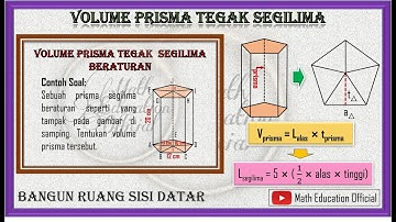 Menghitung Volume Prisma Tegak Segilima Beraturan
