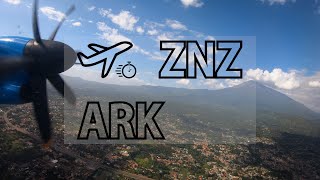 Arusha (ARK) - Zanzibar (ZNZ) flight time-lapse