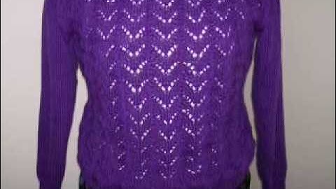 How to Knit a Lace Sweater - Lesson 1