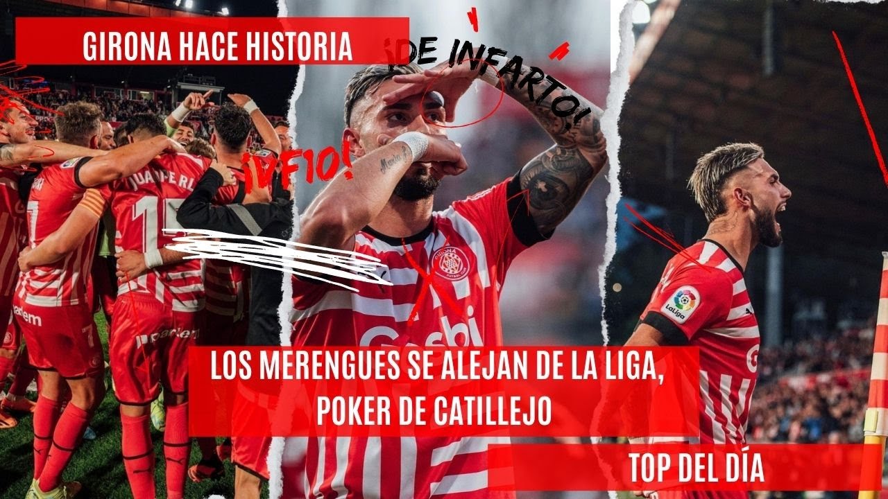 EL REAL MADRID SE ALEJA DE LA LIGA || GIRONA GOLEA AL MADRID || Girona ...