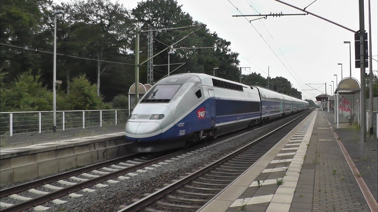 TGV Duplex in Zeppelinheim ( Strecke Frankfurt-Mannheim ) - YouTube