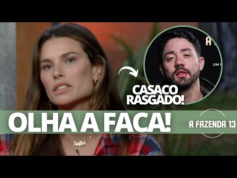 DAYANE PEGA FACA E RASGA ROUPA DE RICO e DYNHO VENCE PROVA DE FOGO | A Fazenda 13