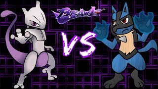Mewtwo Vs Lucario Combo Showdown Brawl Minus Tas