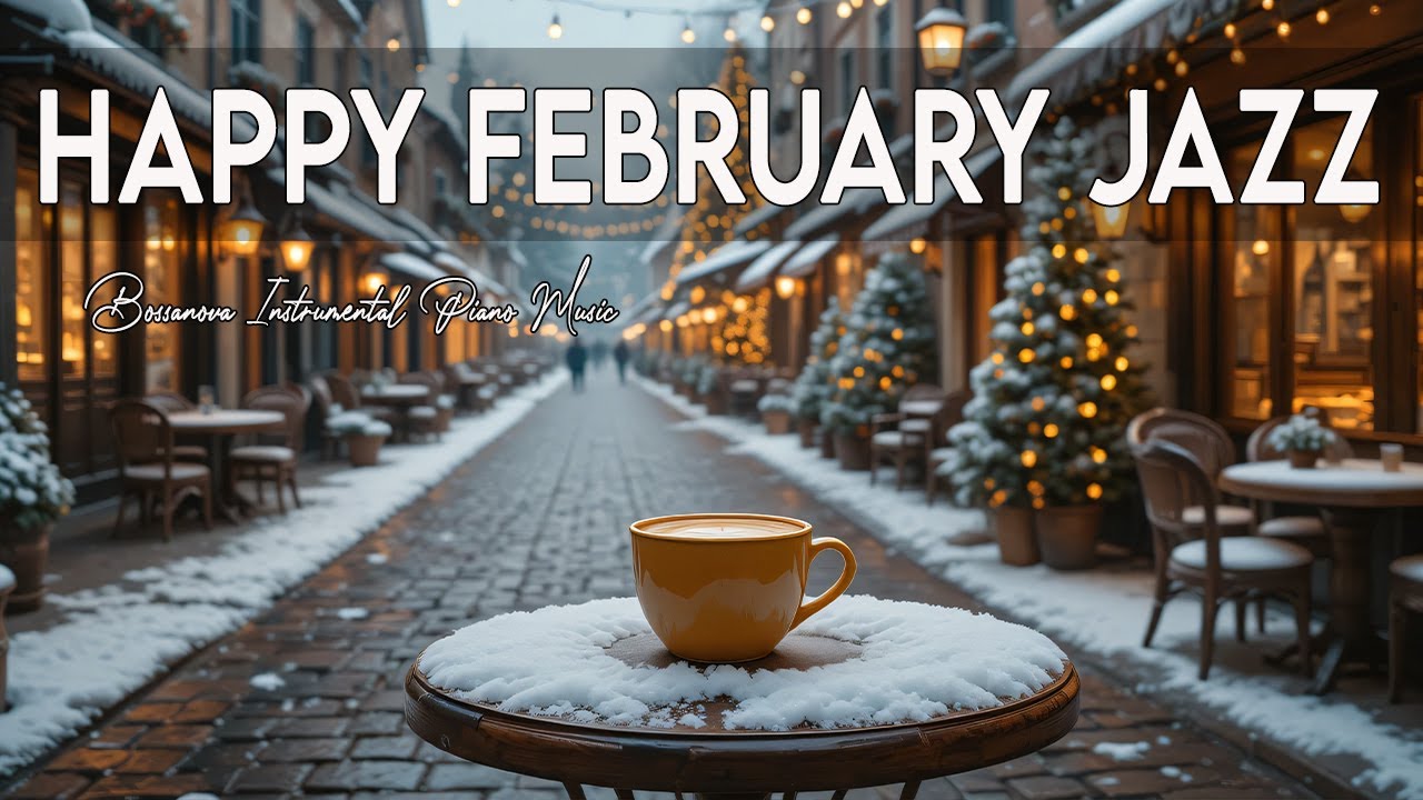 Cozy Winter Jazz & Coffee Shop Ambience | Smooth Jazz Piano for Relaxing January Evenings✨