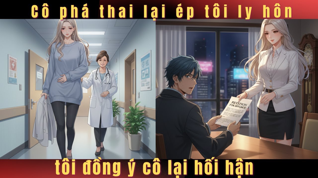 Cô phá thai lại ép tôi ly hôn, tôi đồng ý cô lại hối hận