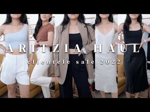 ARITZIA CLIENTELE SALE 2022 | massive try on haul & recommendations | WHAT I GOT FOR $2000