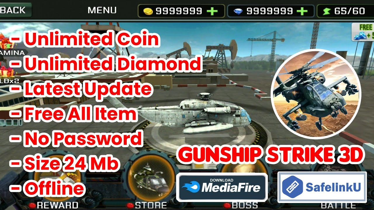 Download gunship strike 3d mod apk terbaru 2023 unlimited coins