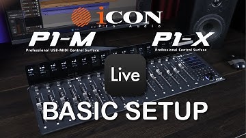 P1-M DAW Controller & P1-X DAW Control Expander Basic Setup with Ableton Live