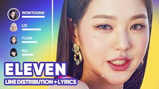 IVE - ELEVEN (Line Distribution + Lyrics Karaoke) PATREON REQUESTED