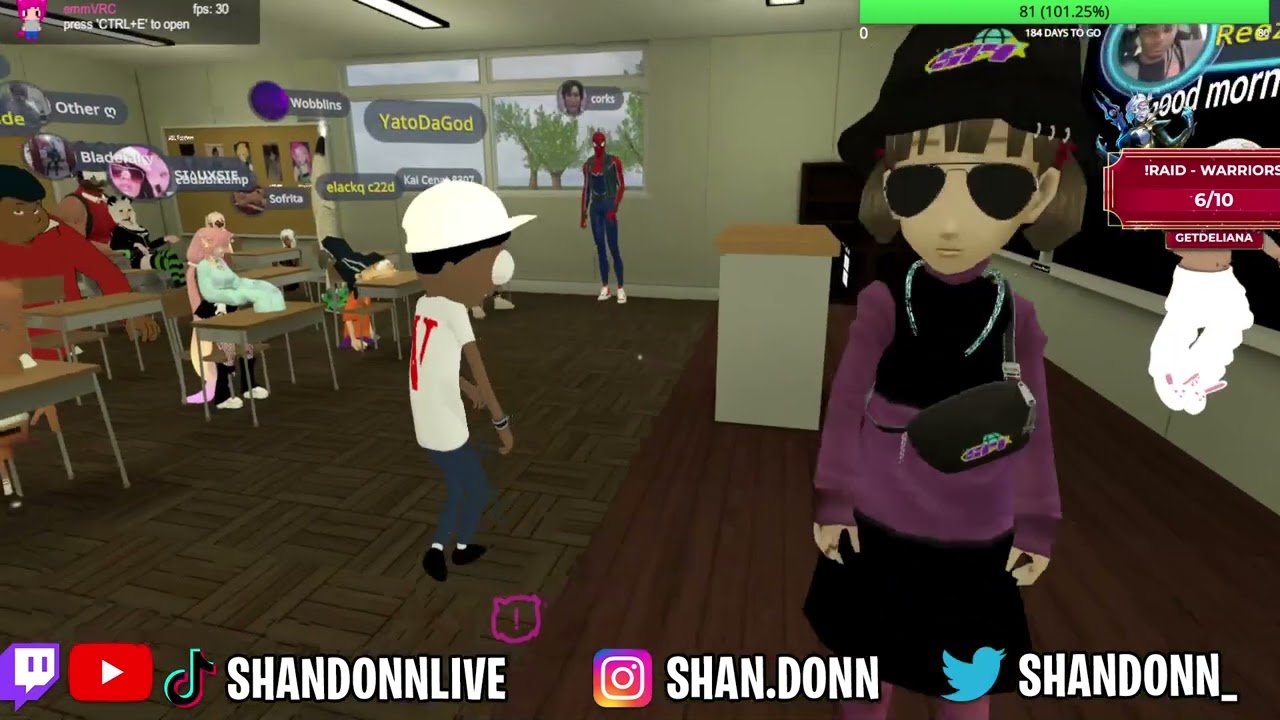 Summer School + Court vr chat w Kai Cenat ( MY POV)