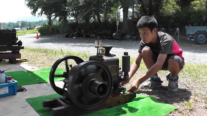 数多く現存する【いさみ石油発動機】Old engine - YouTube
