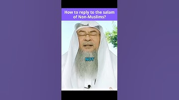 How to reply to the salam of non muslims #allah #quran #salam #sunnah #hadees #hijab assim al hakeem