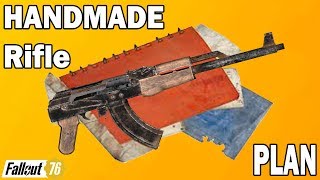 Fallout 76 Handmade Rifle Plan location