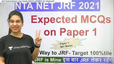 NTA NET JRF Paper 1 | Expected MCQs on Paper 1 | Navdeep Kaur