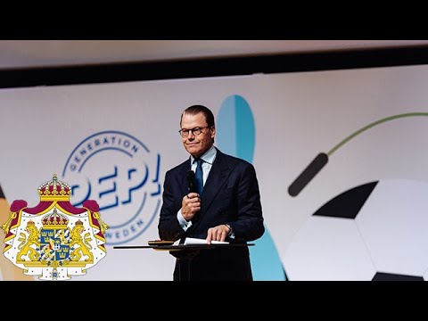 Prins Daniel talar vid Pep forum 2024