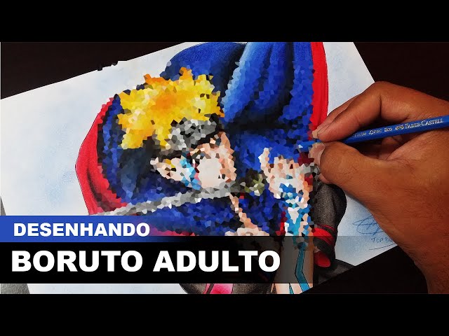 FACIL DE DESENHAR COMO DESENHAR O BORUTO ADULTO 