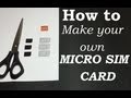 BEST WAY to Cut YOUR Micro Sim Card