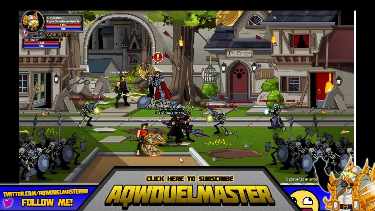 =AQW= Race to level 51 Commentary - Ft. EpicDuelGod