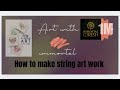 Easy way to make string art work