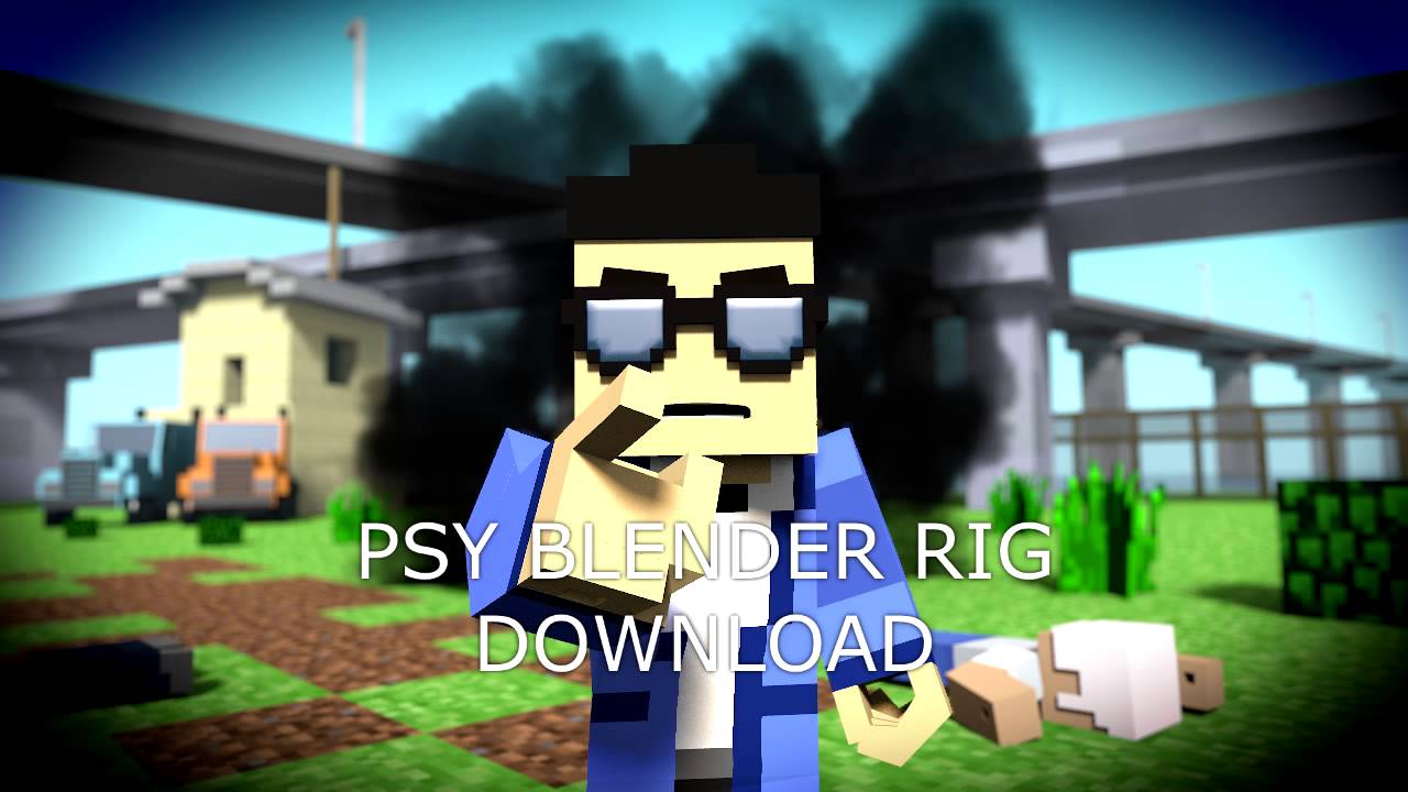 Psy Minecraft Blender Rig Download Youtube