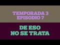 Sin Formato - Temporada 3-  Episodio 7 - Miguel Ángel Mendieta: De eso no se trata.