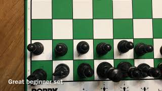 Bobby Fischer: Learn To Play Chess Set #WEGames