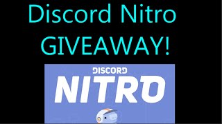 My New Discord Server + Discord Nitro GIVEAWAY!! (And BONUS)